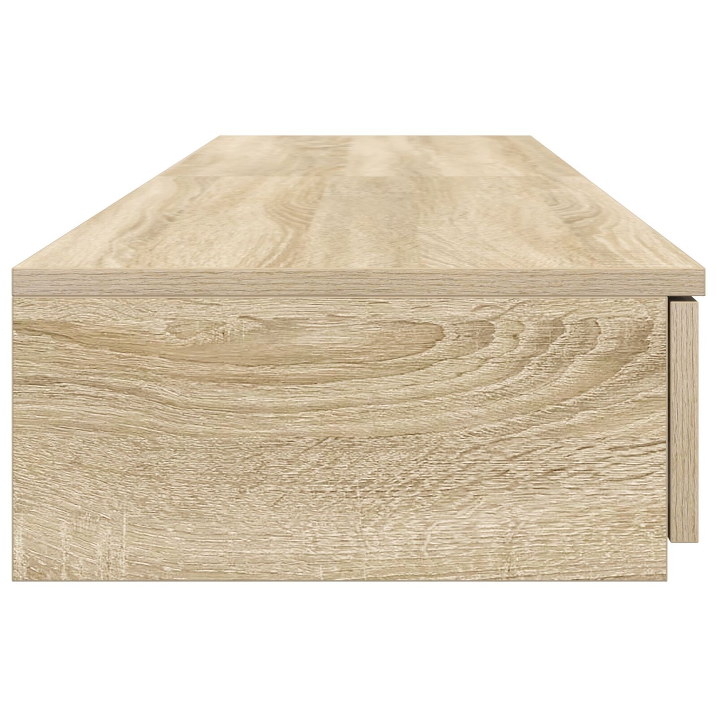 vidaXL Yöpöytä Sonoma tammi Tekninen puu 140 x 36.5 x 16.5 cm Säilytys