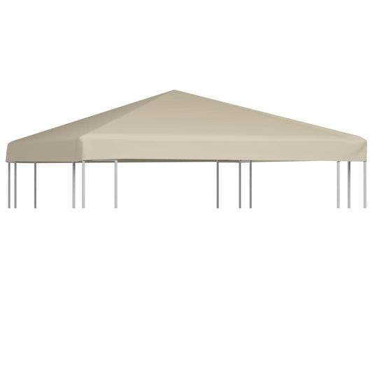 vidaXL Huvimajan katto 310 g / m² 3x3 m beige