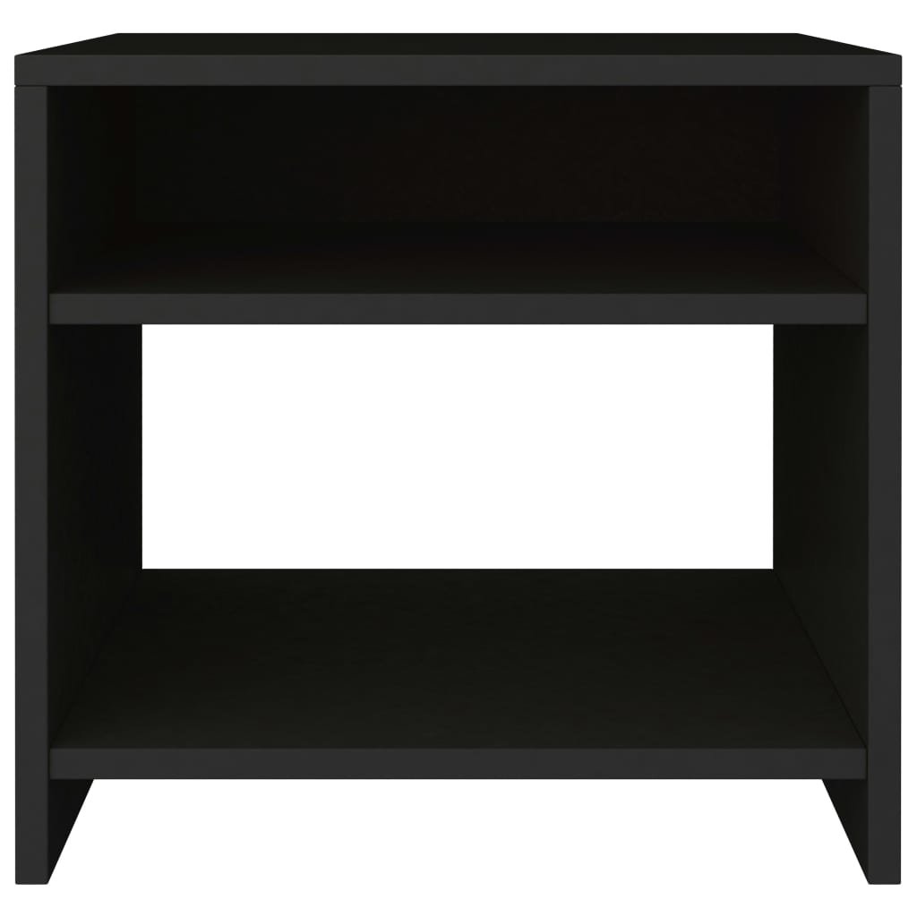 vidaXL Yöpöydät 2 kpl musta 40x30x40 cm tekninen puu
