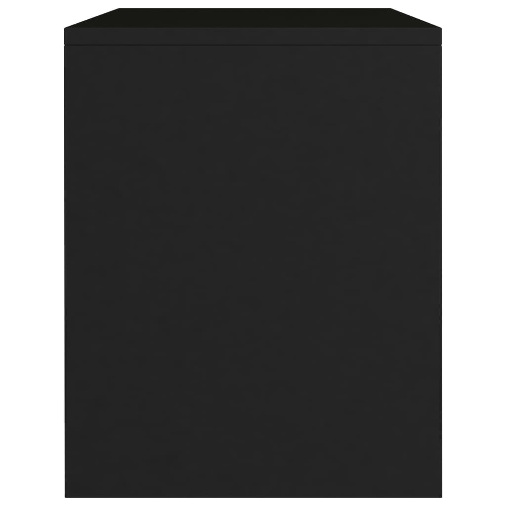 vidaXL Yöpöydät 2 kpl musta 40x30x40 cm tekninen puu