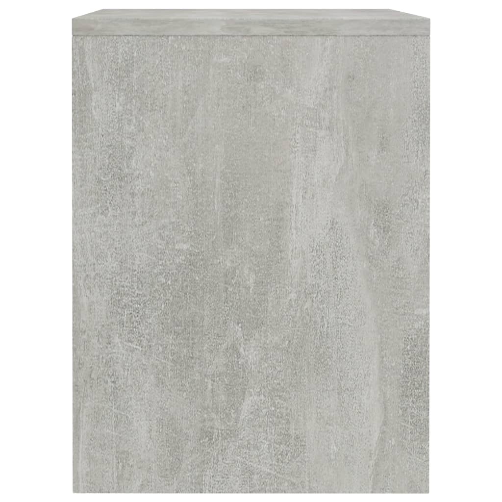vidaXL Yöpöytä betoninharmaa 40x30x40 cm tekninen puu