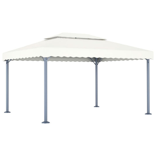 vidaXL Huvimaja 400x300 cm kerma alumiini