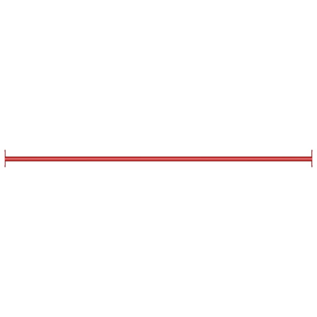 vidaXL Voimistelutanko 125 cm teräs punainen