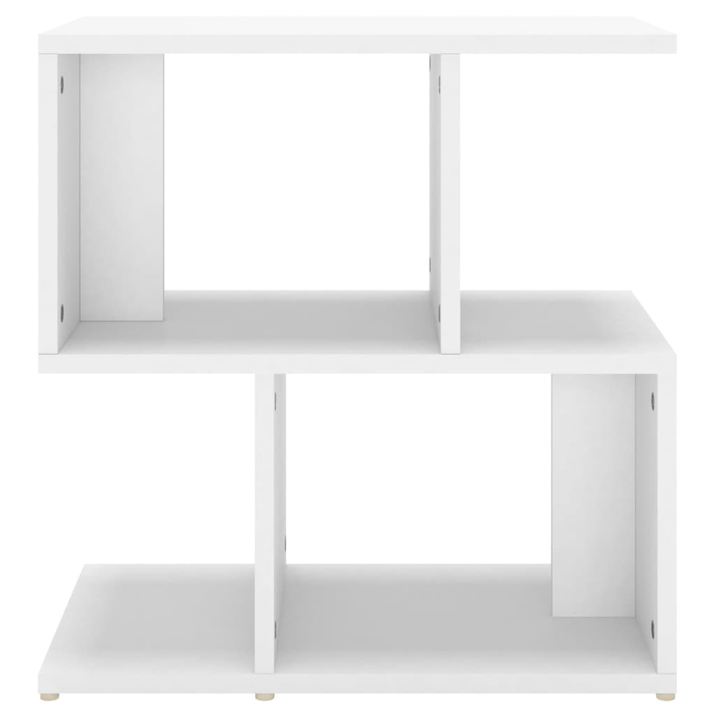 vidaXL Yöpöydät 2 kpl valkoinen 50x30x51,5 cm tekninen puu