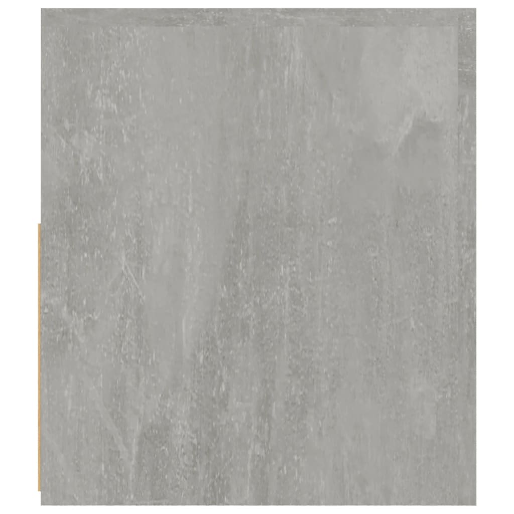 vidaXL Yöpöydät 2 kpl LED-valoilla betoninharmaa 60x35x40 cm