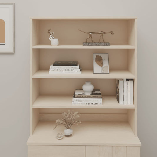 vidaXL Yläkaappi HAMAR hunajanruskea 90x30x100 cm täysi mänty