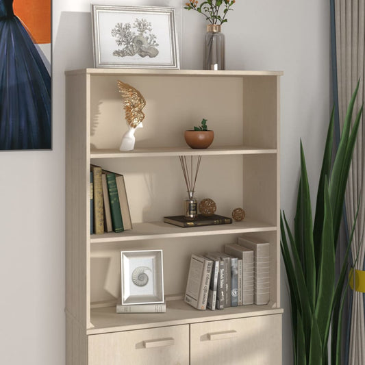 vidaXL Yläkaappi HAMAR hunajanruskea 85x35x100 cm täysi mänty