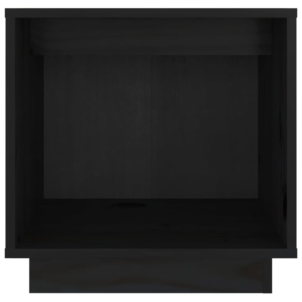 vidaXL Yöpöydät 2 kpl musta 40x30x40 cm täysi mänty