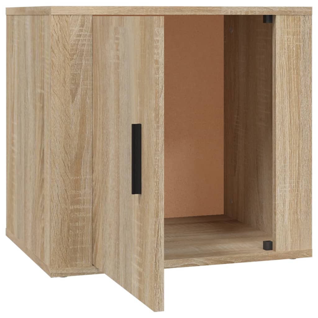 vidaXL Yöpöydät 2 kpl Sonoma-tammi 50x39x47 cm