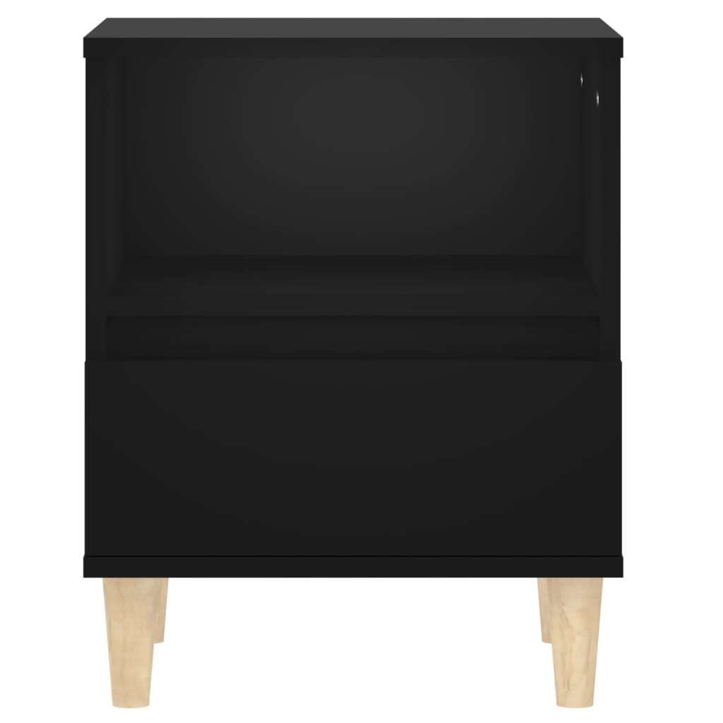 vidaXL Yöpöydät 2 kpl musta 40x35x50 cm