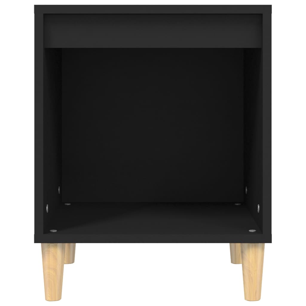 vidaXL Yöpöydät 2 kpl musta 40x35x50 cm