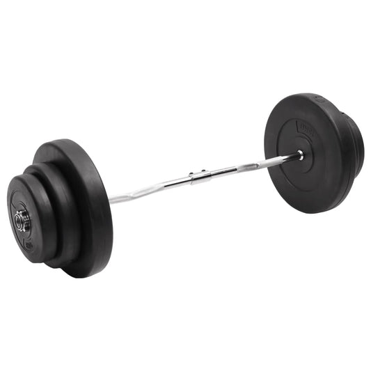 vidaXL Hauistanko levypainoilla 60 kg