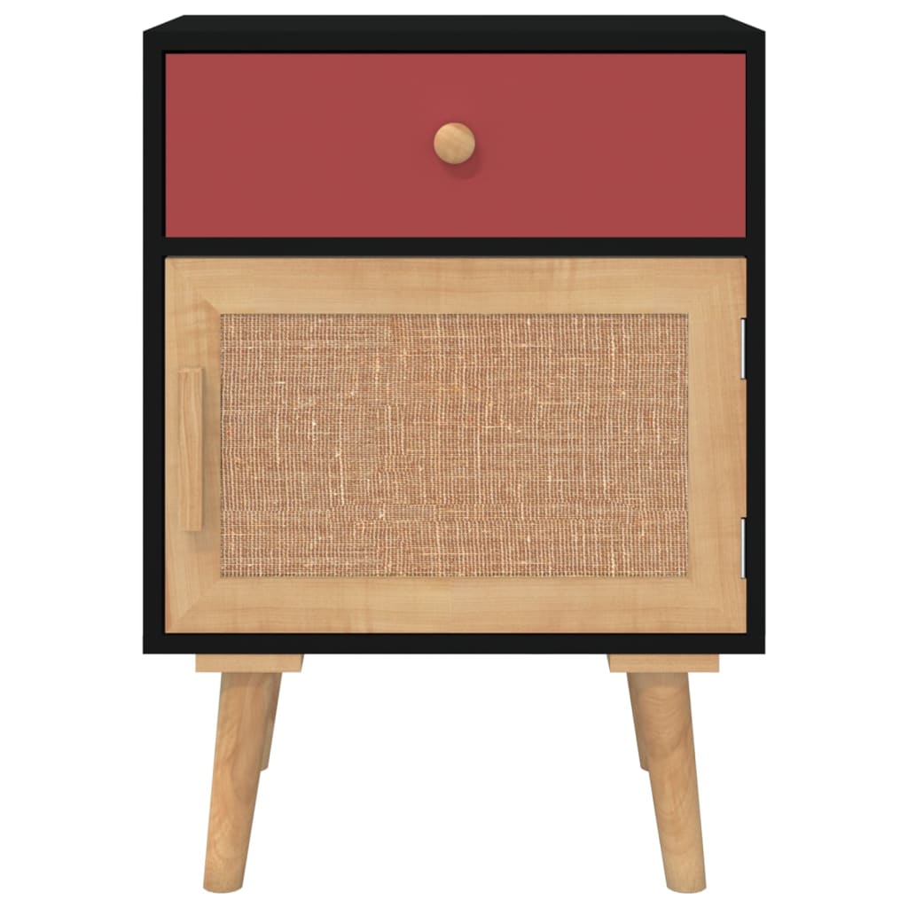 vidaXL Yöpöydät 2 kpl musta 40x30x55 cm tekninen puu