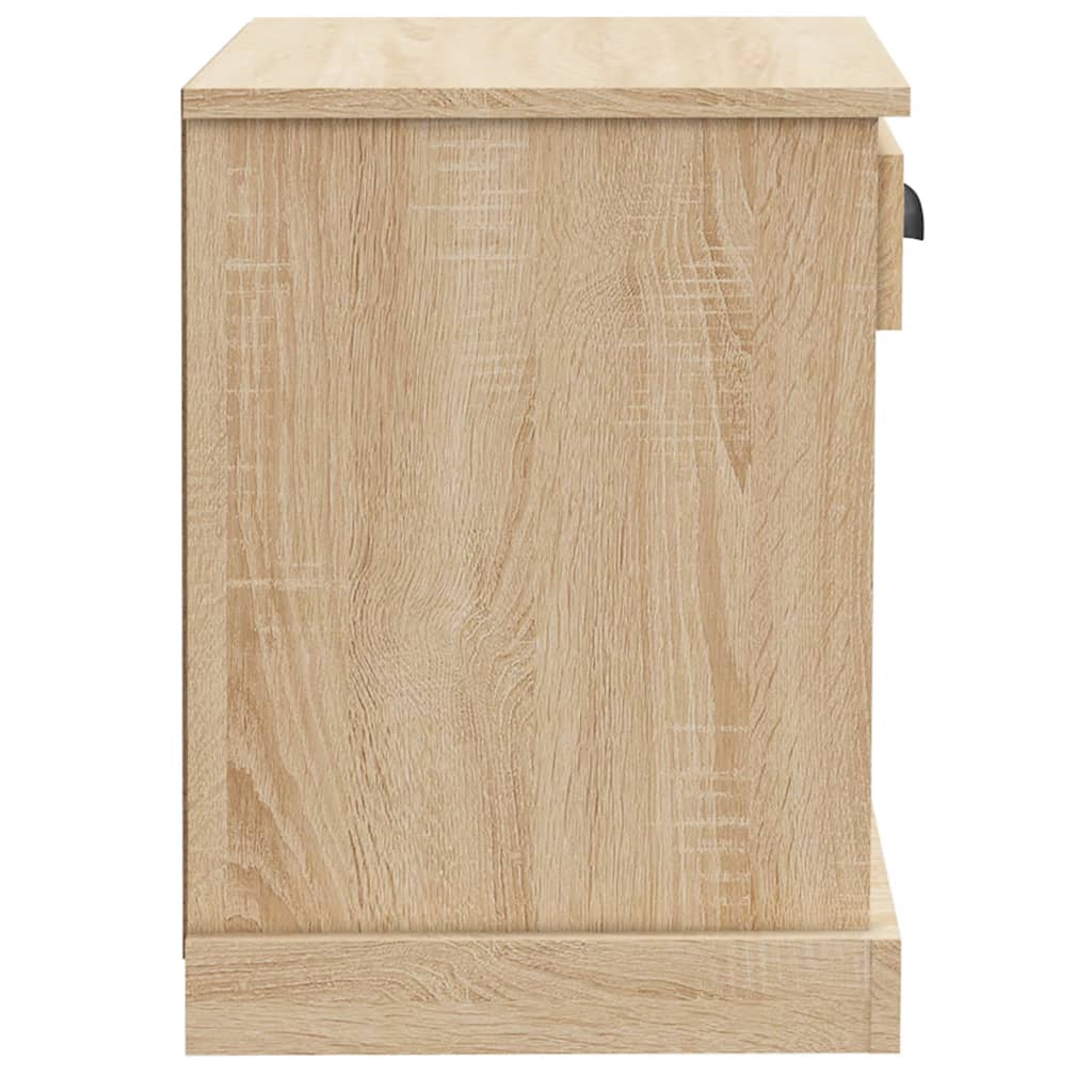 vidaXL Yöpöydät 2 kpl Sonoma-tammi 43x36x50 cm