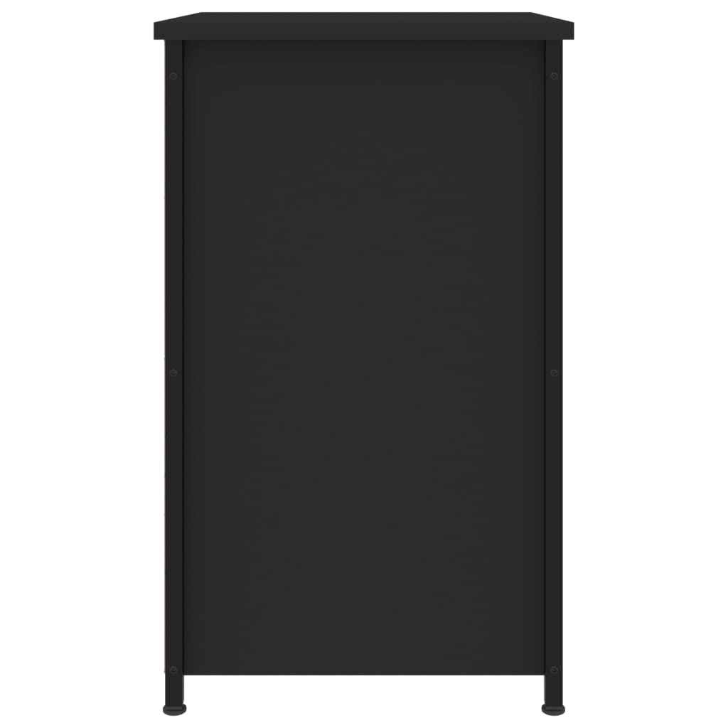 vidaXL Yöpöydät 2 kpl musta 40x36x60 cm tekninen puu