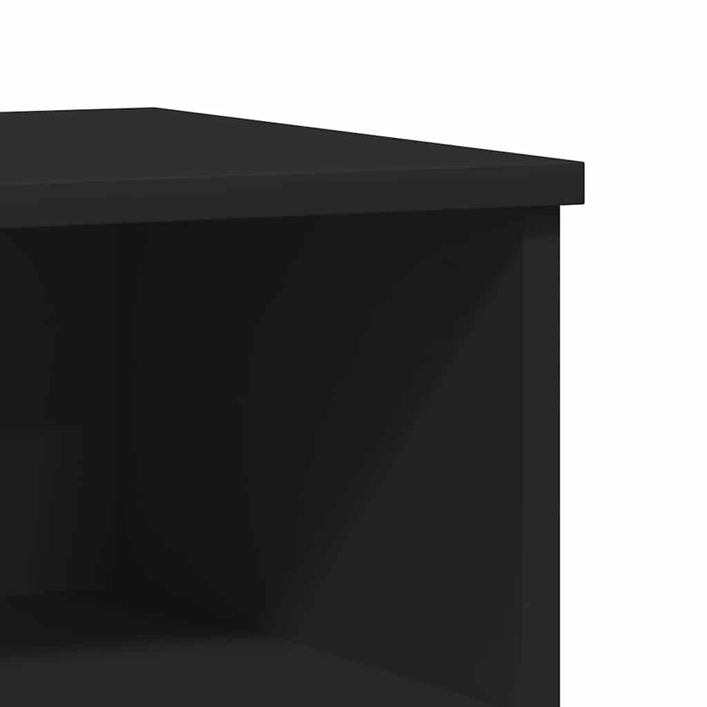 vidaXL Yöpöydät 2 kpl musta 40x35x50 cm tekninen puu