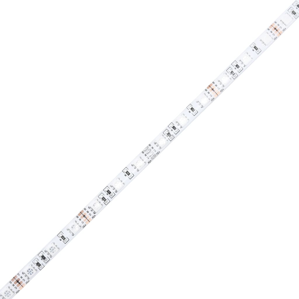 vidaXL Yöpöytä LED-valoilla betoninharmaa 70x36x40,5 cm