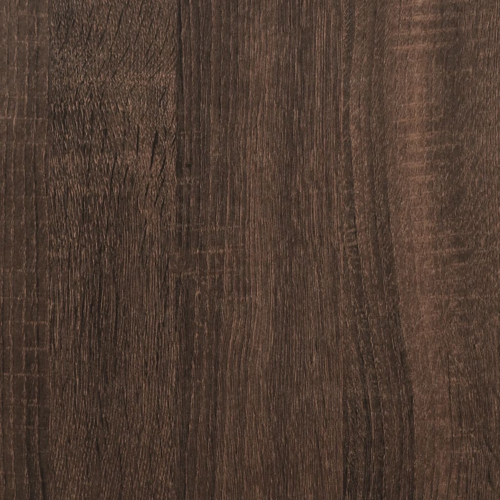 vidaXL Vuodesohva laatikoilla ei patjaa ruskea tammi 75x190 cm