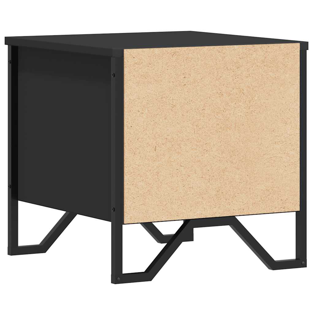 vidaXL Yöpöydät 2 kpl musta 40x30x40 cm lastulevy