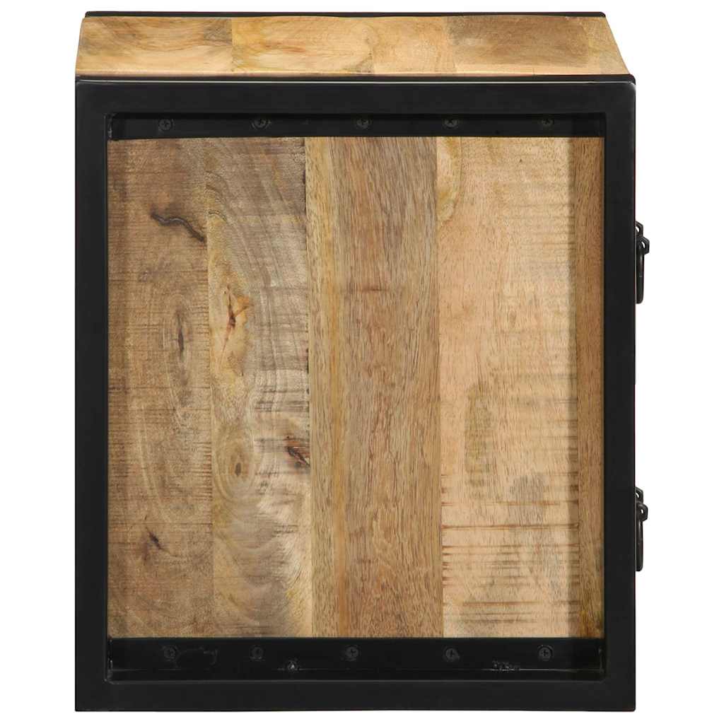 vidaXL Yöpöytäkaapit 2 kpl 40x35x40 cm Massiivipuuta mango