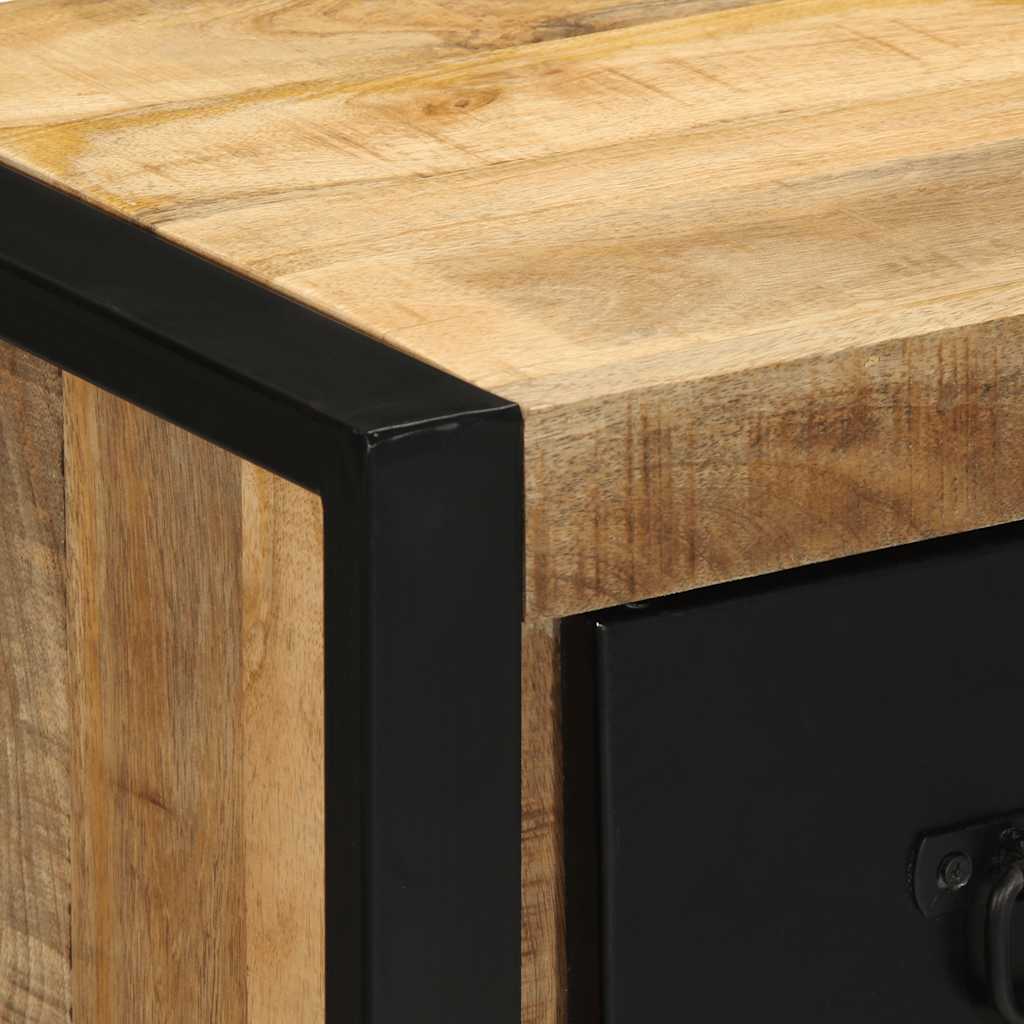 vidaXL Yöpöytäkaapit 2 kpl 40x35x40 cm Massiivipuuta mango