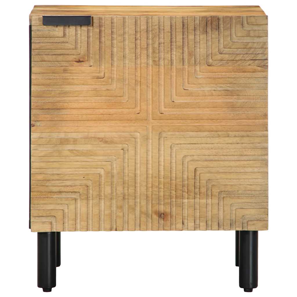 vidaXL Yöpöytäkaappi Ruskea 40x33x46 cm Massiivipuu Mango