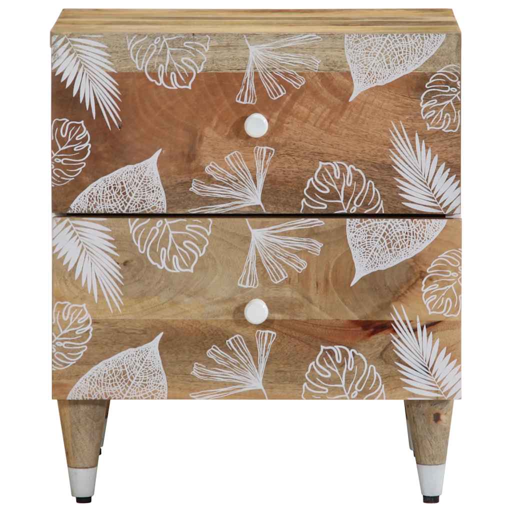 vidaXL yöpöytäkaapit 2 kpl 40x33,5x46 cm massiivipuu mango
