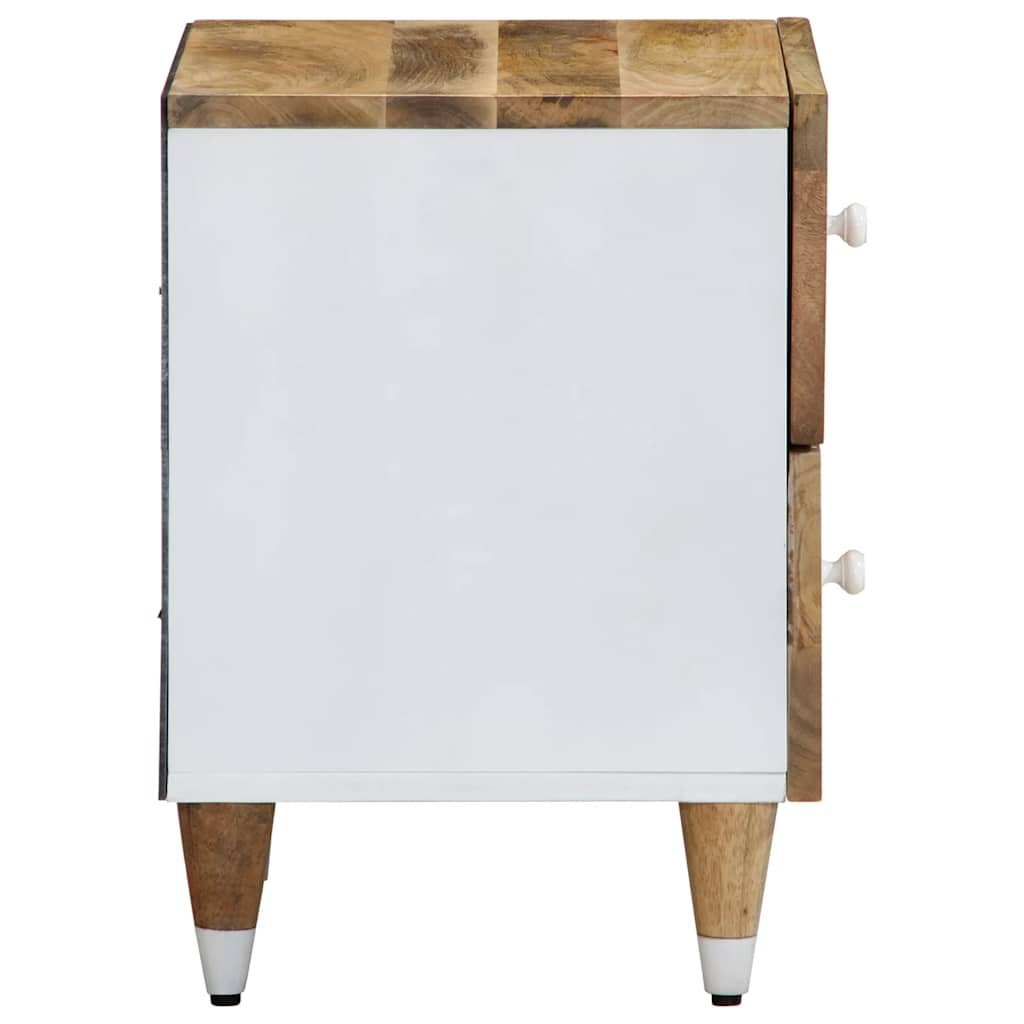 vidaXL yöpöytäkaapit 2 kpl 40x33,5x46 cm massiivipuu mango