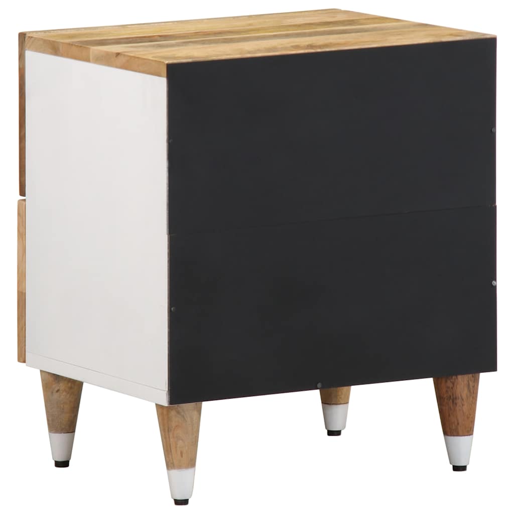 vidaXL yöpöytäkaapit 2 kpl 40x33,5x46 cm massiivipuu mango