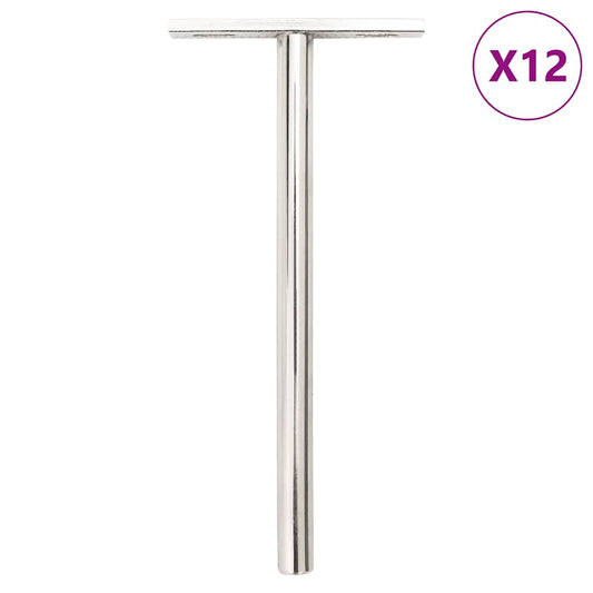vidaXL kelluvat hyllykannattimet 12 kpl näkymätöntä Ø10x150 mm