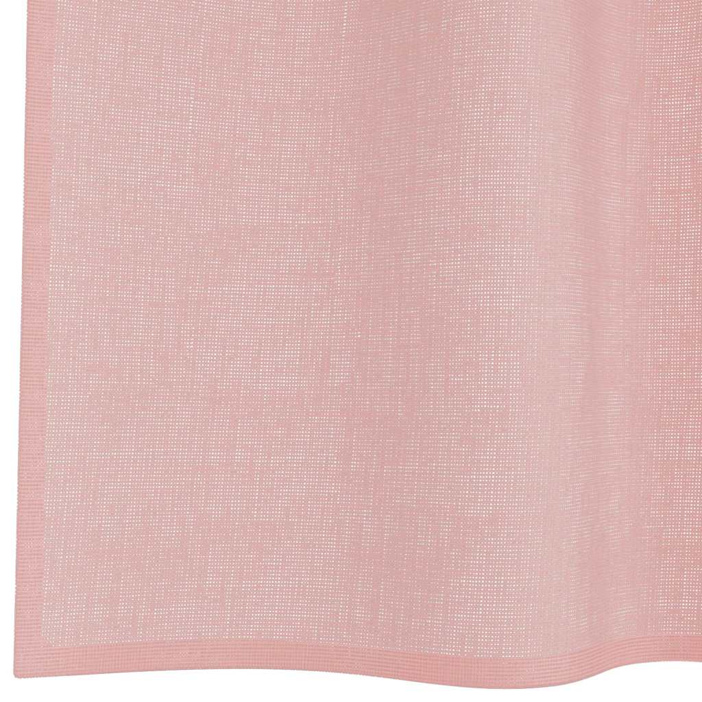 vidaXL Voileeverhot tangotaskuilla 2 kpl pinkki