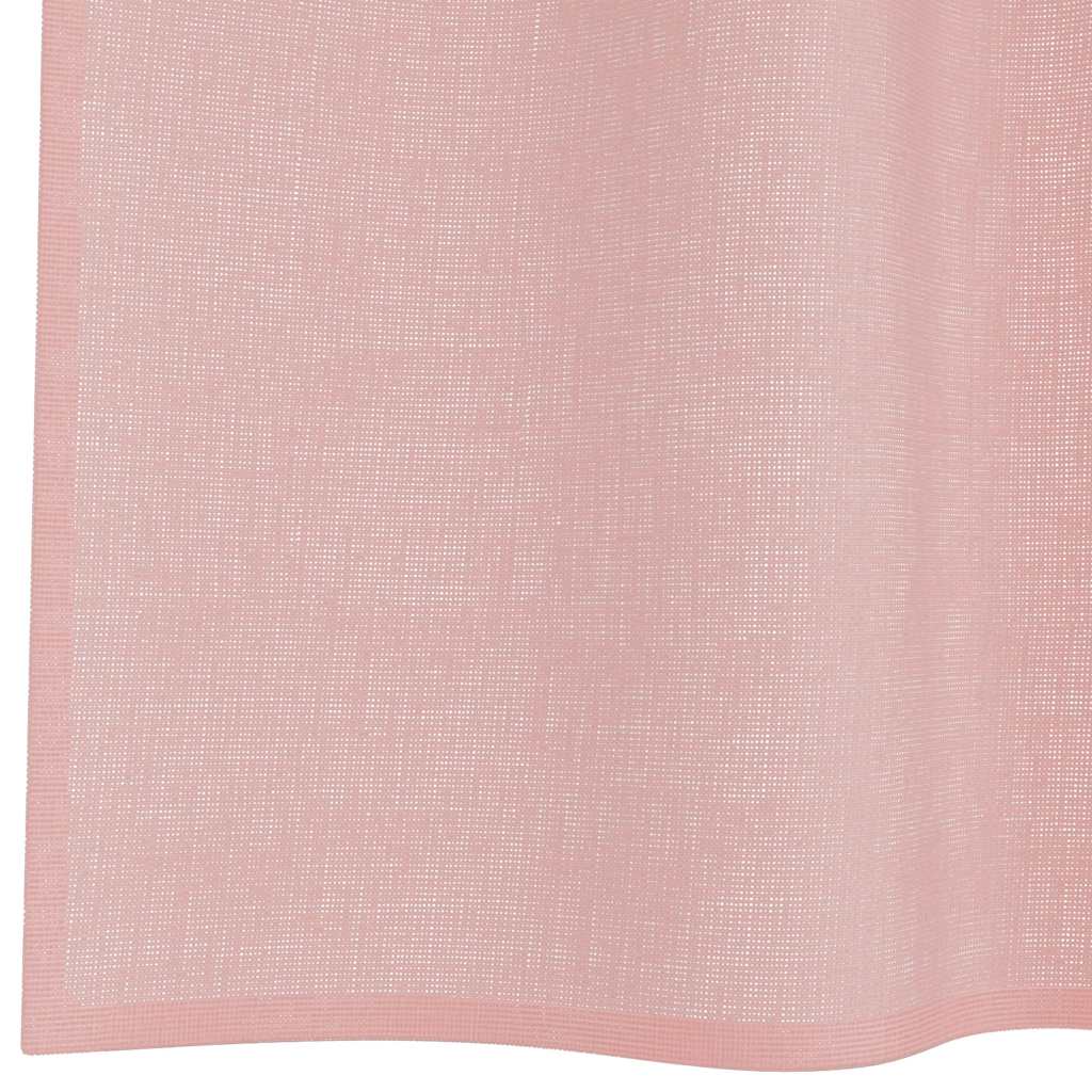 vidaXL Voileeverhot tangotaskuilla 2 kpl pinkki