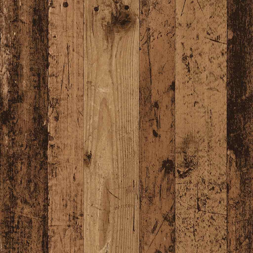 vidaXL Yöpöytäkaappi Old Wood 38x35x55 cm Engineered Wood