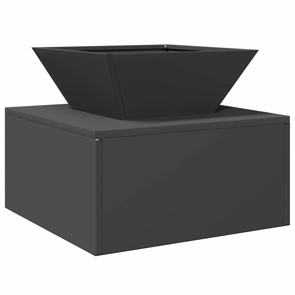 vidaXL Tulisija Musta 50 x 50 x 40 cm Teräs
