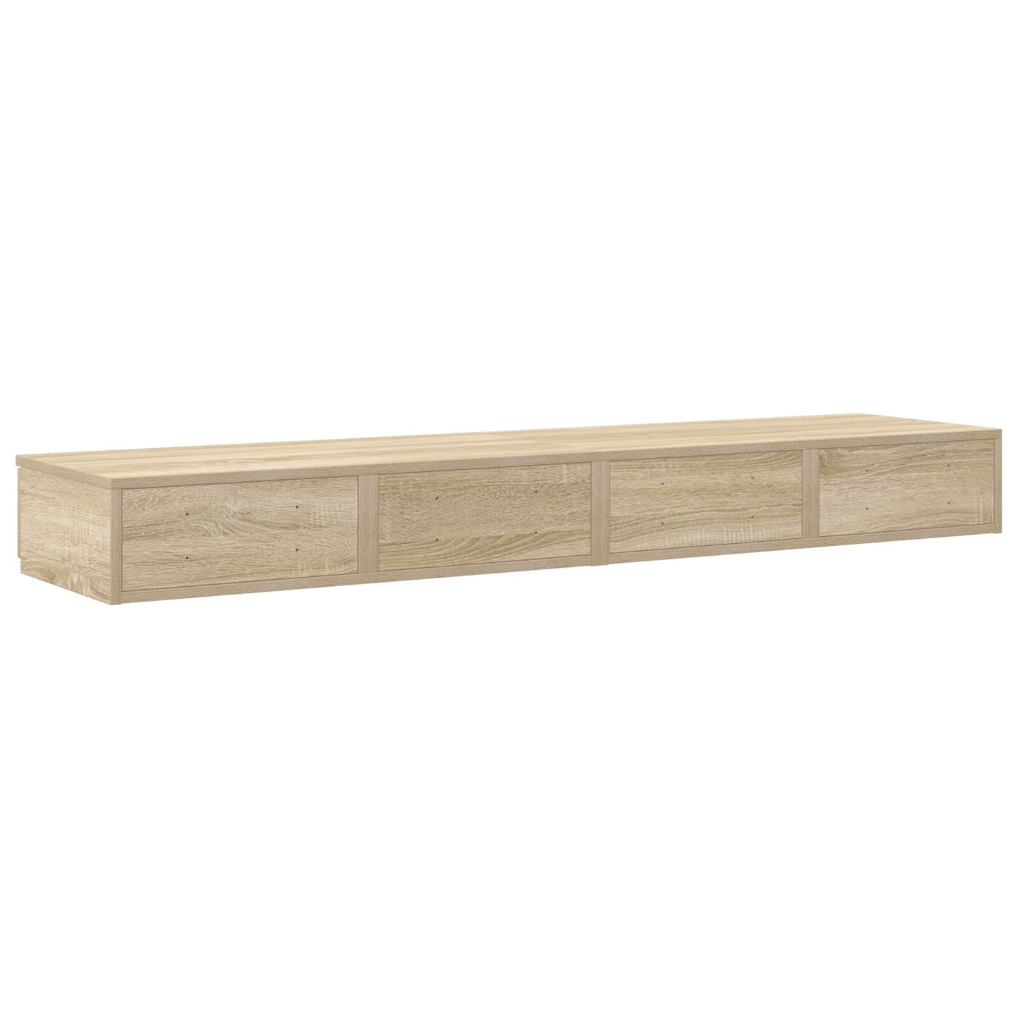vidaXL Vuode laatikot Sonoma Tammi 160x36,5x16,5 cm Teknisestä puusta