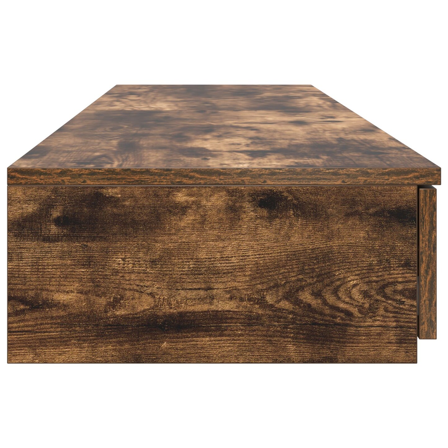 vidaXL Yöpöydät Savutettu Tammi Täysi Tammi 140 x 36.5 x 16.5 cm Kestävä